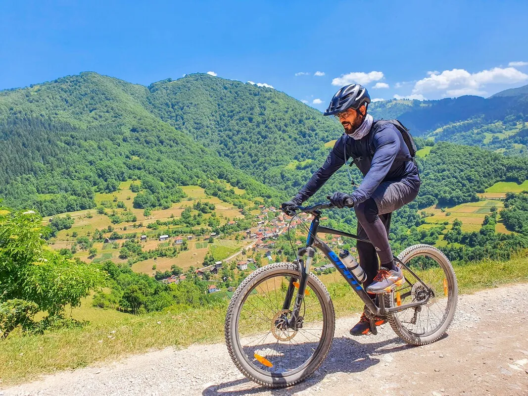 Mountain bikes ready for rental in Sarajevo